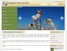 Tablet Screenshot of bangladeshcotton.org